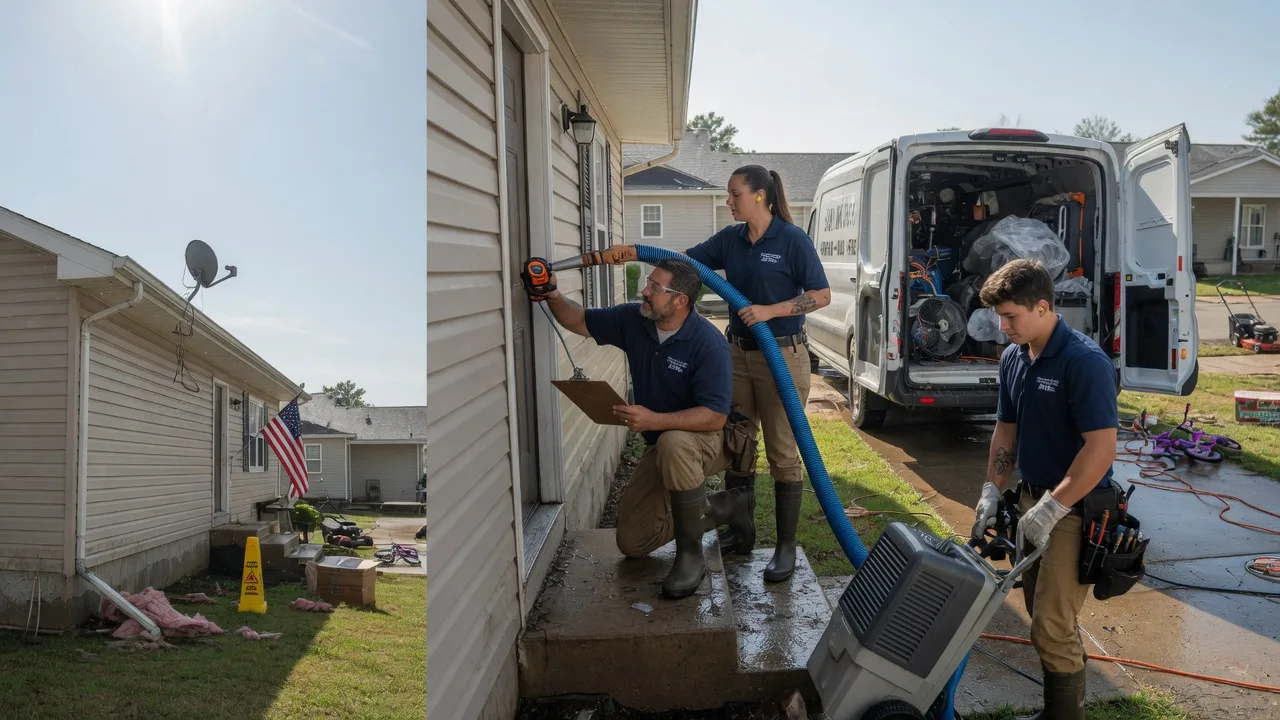 Ceiling Water Damage Restoration in Bonner Springs, KS near me